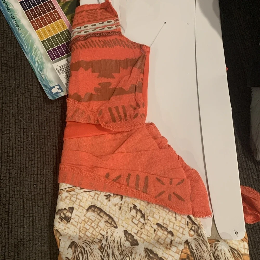 Disney MOANA Classic Costume for Girls Size XS (4/5) Halloween Dress Up Play NEW